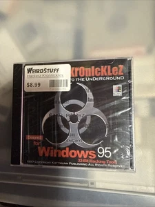 HaCKeRz Kr0nicKLeZ PC CD-ROM 1997 WIN95 32-Bit Hack Tools Hackerz Kronicklez NEW - Picture 1 of 2