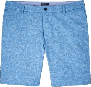 Peter Millar Crown Crafted Performance Men's Golf Shorts Surge Palm Size 35 New - Picture 1 of 5