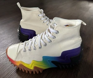 Converse PRIDE Run Star Motion CX Platform Trainers, Multicoloured - Size 9.5 - Picture 1 of 12