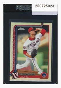 2025 Topps Chrome Mackenzie Gore Refractor #160 Nationals - Picture 1 of 2