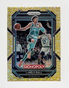 2022-23 Panini Prizm Monopoly Gold Money Shimmer Prizm /500 LaMelo Ball #10 - Picture 1 of 2