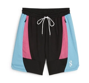 Pantalones Cortos Puma Scoot X NL Malla Para Hombre Negro/Azul/Rosa Talla M Nuevos con Etiquetas - Imagen 1 de 8