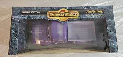 ERTL American Muscle 1956 Ford Street Rod Pickup Truck Purple 1:18 Diecast NEW - Image 1 of 3