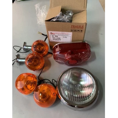 Nuevo Honda c70 c70 Cabezal Pasaporte Luz Señal Freno Trasero X 1 Juego - 4 en 1 Foto 1 de 4