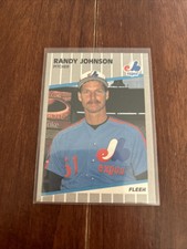 RARE ERROR CARD!! 1989 Fleer - Glossy #381 Randy Johnson (RC) (See Pictures)