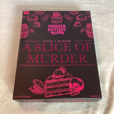 University Games Murder Mystery Party: A Slice of Murder Complete - Image 1 of 4
