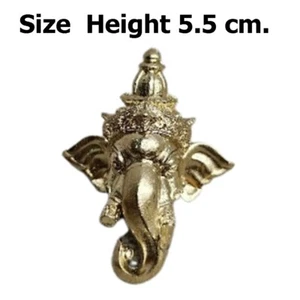 Thai Amulett Messing graviert Ganesh Kopf erfolgreich & Power Lucky Happy Magic NEU - Bild 1 von 7