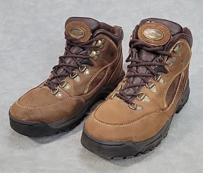 Thom McAn Tan Brown Leather Work Boots Ankle Hiking Trail Shoes Mens Size 6 - Image 1 of 4