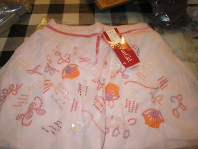 American Girl Doll Isabelle's pink SPARKLY SKIRT skort for GIRLS LARGE 14-16 NWT - Image 1 of 2