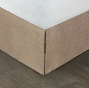 Greenland Home Burlap Twin Bed Skirt, Natural 👍 - Picture 1 of 3