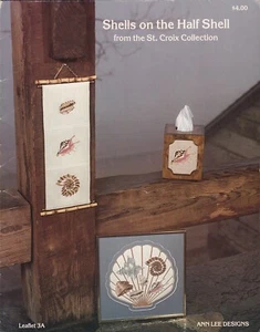 Seashells Shells Cross Stitch Pattern Ann Lee Designs Murex Nautilus Wentletrap - Picture 1 of 2
