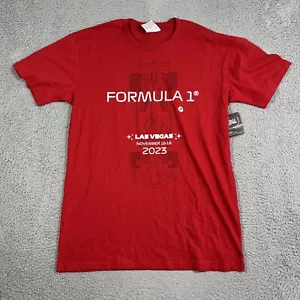 NWT Official Formula 1 Grand Prix Las Vegas 2023 Sz XL Red Race Ready Tee - Picture 1 of 10