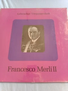lebendige vergangenheit vinyl record francesco merli - Bild 1 von 2