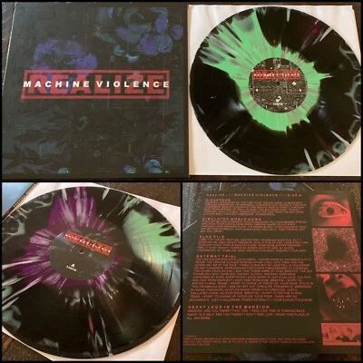 REALIZE Machine Violence LP Vinyl 1st Press 119-Author & Punisher Godflesh Lo! - Image 1 of 4