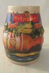 Budweiser 1996 Bud-Weis-Er Frog Stein CS289 - Picture 1 of 5