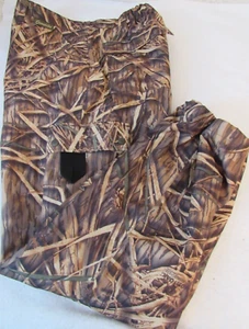 GAMEHIDE HUSH HIDE Mossy Oak Camo Hunting Cargo Lined Soft Pants Sz XL - Picture 1 of 17