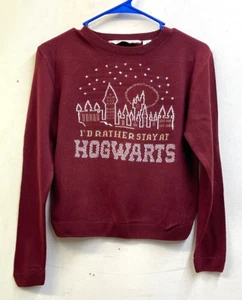 Suéter Top H&M I'd Rather Stay At Hogwarts HARRY POTTER Niño L 12/14 años - Imagen 1 de 3