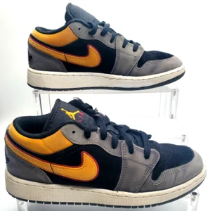 Size 5y - Air Jordan 1 SE Low Vivid Orange With Box - Picture 1 of 7