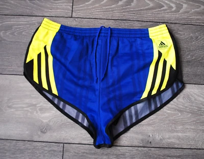 ADIDAS EQUIPMENT SHORTS RUNNING SPRINTER VINTAGE BLUE 1980S 1990S SIZE SMALL - Image 1 of 4