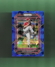 2023 Panini Prizm BLUE CRACKED ICE ROOKIE RC # 51 JAKE BENNETT WASHINGTON SHARP!