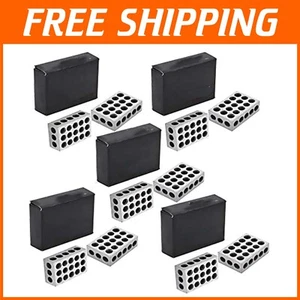 5 Modern Steel Machinist Blocks - Alloy Steel, 23 Holes, .0002" Accuracy - Picture 1 of 9