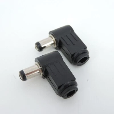 5.5x2.1mm DC Power adapter Jack Plug Connector L shaped Male Head Adapter - Image 1 of 4
