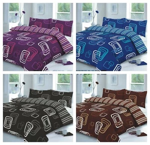 Bettbezug Set Quilt Komplettbettwäsche Einzel Doppel Super Kingsize Bedruckt Neu - Bild 1 von 6