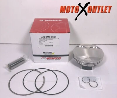 Honda CRF 450R Piston Kit 2004-2008 CRF450X 2005-2009 2012-2015 Wiseco CRF450R - Image 1 of 3