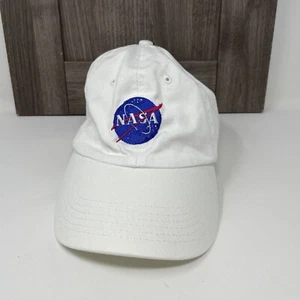 Gorra de la NASA para Hombres OS Blanca Correa Papá Astronauta Espacial Turista Apolo Logo - Imagen 1 de 9