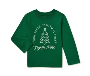 Vacaciones Navidad Camisa Niños Talla 12 Mos Árbol de Navidad - Imagen 1 de 3