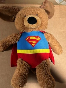 GUND DC Comics Superman Teddy Bear Plush with Cape Stuffed Animal 13" - Picture 1 of 2