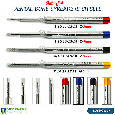 Bone Spreader Osteotome Chisels Dental Implant Instruments - Limited Time Offer • 9.99£