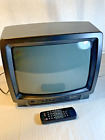 Matsui 1476 14 Portable Colour Retro Tv  And Remote Tested And Working  Read Info