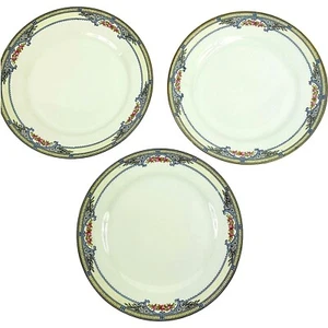 Juego de 3 platos redondos de desierto o ensalada vintage Noritake de porcelana fina ZENDA - Imagen 1 de 9