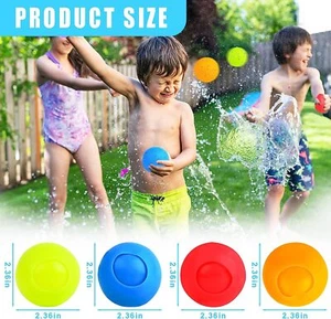 16 Water Balloons Set Automatic Filling Splash Balls in Red, Orange, Green, Blue - Picture 1 of 7