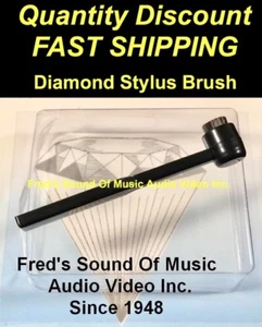 NEW Stylus Brush Carbon Fiber Bristle Record Needle Cleaner SEE VIDEO sku2209 - Picture 1 of 5