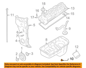 ( 1 ) Engine Oil Drain Plug GENUINE GM 96051387, SUZUKI 09247-14027 - Bild 1 von 4