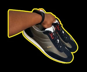 Hugo Boss Orland Low Sneaker - Open Green UK 44 - Bild 1 von 13