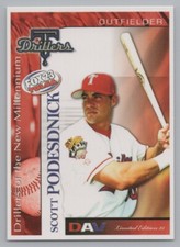 Scott Podsednik 2007 DAV Tulsa Drillers Rockies Minor League Baseball Card