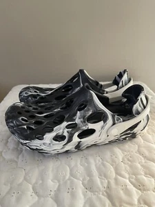 Merrell Hydro Moc Mens Sz 8.5 Wmns Sz 10-White Black Marble Sandals Water Shoes - Picture 1 of 16