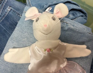 2002 Retired American Girl Angelina Ballerina Soft Hand Puppet w/Tutu 9" Tall - Picture 1 of 7