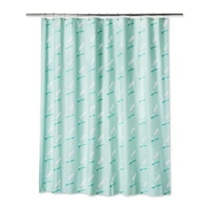 Room Essentials von Target Zahnbürsten Duschvorhang Spearmintgrün 70" x 72" - Bild 1 von 7