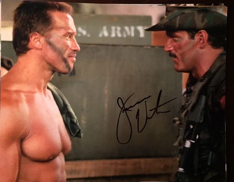 Jesse Ventura signed autographed 8x10 Predator photo Schwarzenegger Cover