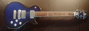 Zemaitis Superior Series SEW22 blue quilt Electric Guitar W/ Gig Bag - Picture 1 of 18