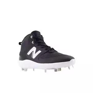 New Balance M3000v6 Fresh Foam X Mid-Cut Metal Cleats M3000BK6 - Picture 1 of 6