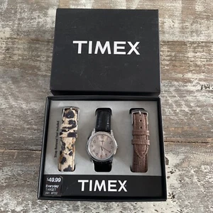 NIB Women’s Timex Watch Set With Interchangeable Straps - Picture 1 of 4