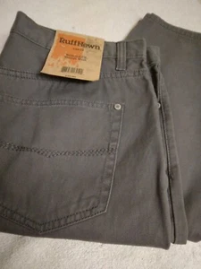 Ruff Hewn Mens Original Relaxed Jeans SIZE 34X34 GREY NEW - Picture 1 of 7