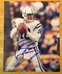 2001 Peyton Manning SIGNED 8x10 Photo w/ COA Certificate of Authenticity - Picture 1 of 6