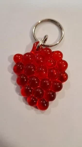 Gadget portachiavi forma di grappolo d'uva uva x vinai osteria vino ROSSO Grapes - Foto 1 di 5
