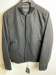 Men's Marc New York Andrew Marck Bomber Jacket Medium Charcoal  - Picture 1 of 10